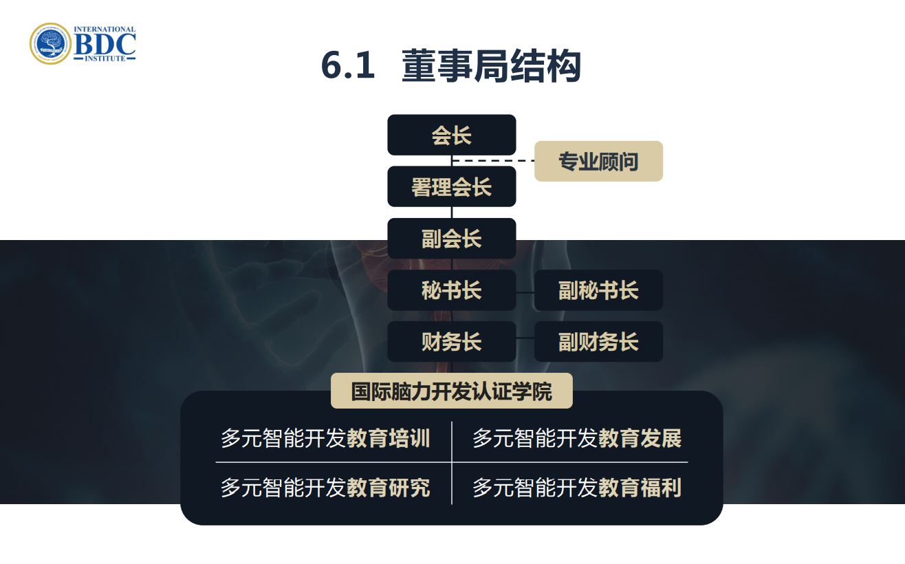 ibdci organisation structure